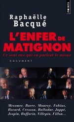 Couverture du Livre L'Enfer de Matignon - Raphaëlle Bacqué