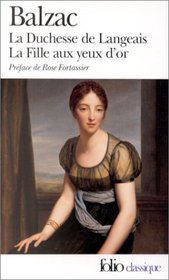 Couverture du Livre La Duchesse de Langeais / La fille aux yeux d'or - Honoré de Balzac