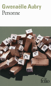 Couverture du Livre Personne - Gwenaëlle Aubry