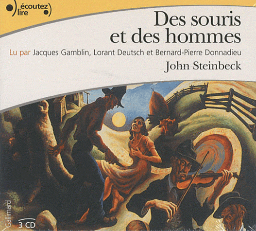 Couverture du Livre Des souris et des hommes CD