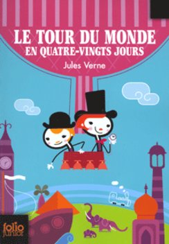 Couverture du Livre Le tour du monde en quatre-vingt jours - Folio Junior