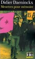 Couverture du Livre Meurtres pour mémoire - Didier Daeninckx 