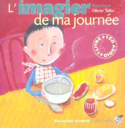Couverture du Livre Mon imagier de ma journée (1 livre + 1 CD)