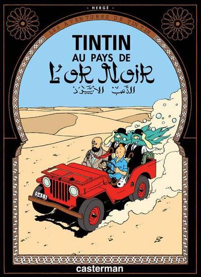 Couverture du Livre Tintin au pays de l'or noir
