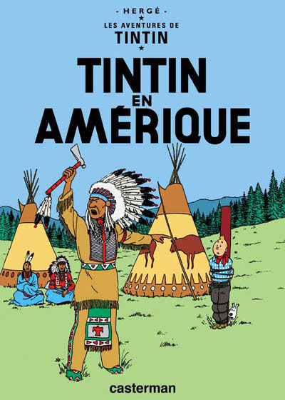Couverture du Livre Tintin en Amérique
