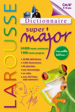Couverture du Livre Dictionnaire Larousse Super Major 9 / 12 ans