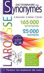 Couverture du Livre Larousse Dictionnaire des Synonymes - French language