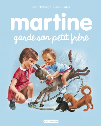 Couverture du Livre Martine garde son petit frère